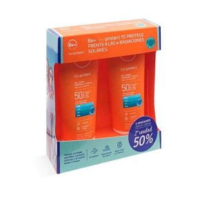 Be+ duplo Skinprotect Gel Crema Corporal y facial SPF50+ 2x200 ml