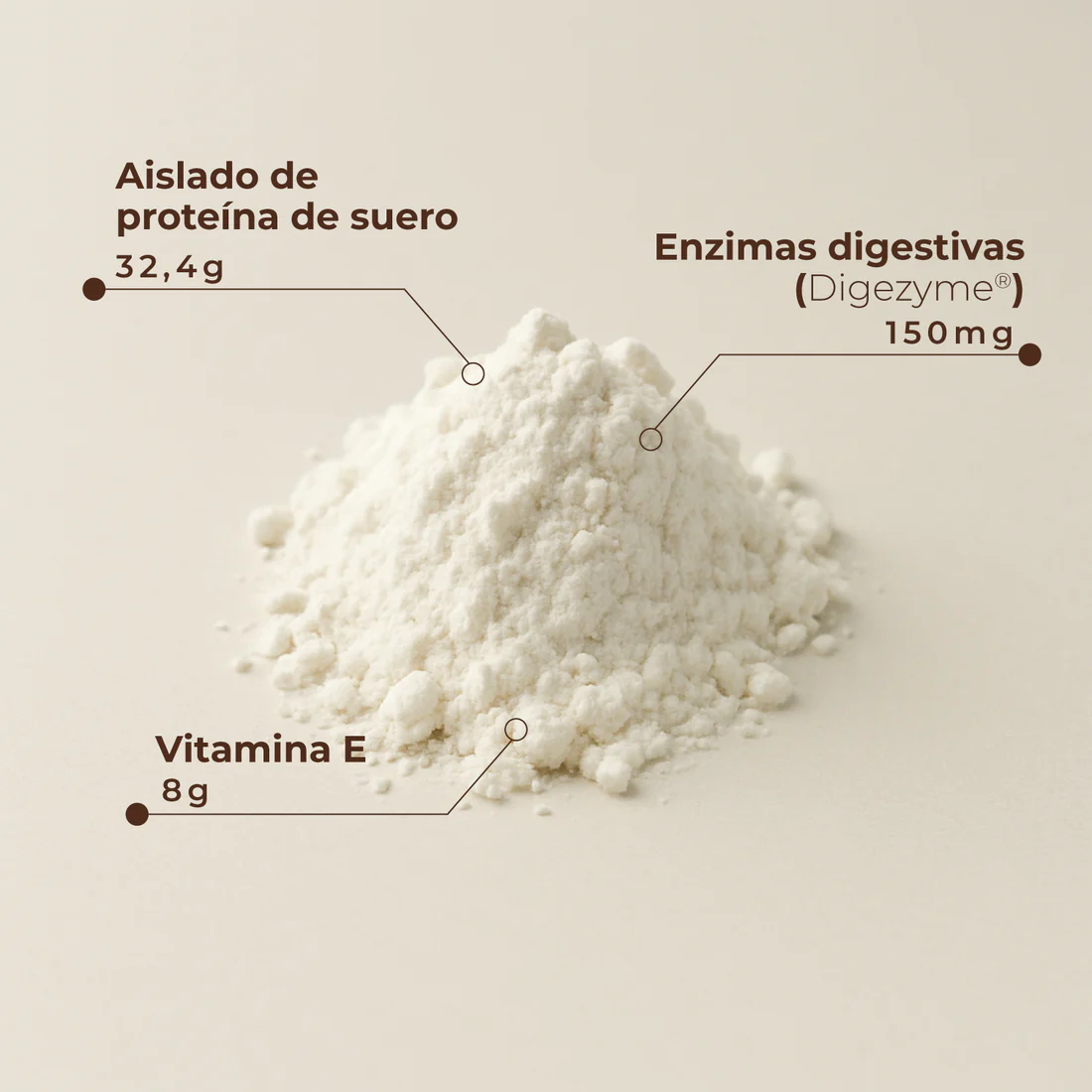 Kobho whey proteine isolated 525gr - Imagen 3